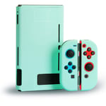 Dockable Case for Nintendo Switch - Grip Case for Nintendo Switch, Animal Crossing Style Dockable Protective Case for Nintendo Switch (Green)