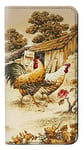 French Country Chicken PU Leather Flip Case Cover For OnePlus 7