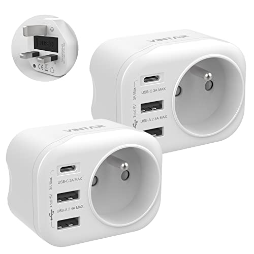 ZVD-Adaptateur De Voyage Adaptateur Universel, Adaptateur Prise Anglaise - Prise France Vers USA Adaptateur Voyage 150 Pays Adaptateur De Prise International Pour Anglaise Europe Americaine Australie 88815875