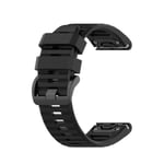 För Garmin Fenix 6X Pro 26mm watch Black