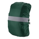 55-65L Waterproof Backpack Rain Cover with Reflective Strap L Dark Green