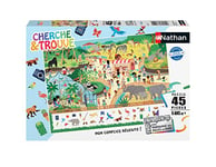 Nathan - Puzzle enfants - 60 pièces - Au jardin (Cherche et trouve) - Fille ou garçon dès 6 ans - Puzzle de qualité supérieure - Carton épais et résistant - Nature - 86153