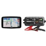 TomTom Truck Sat Nav GO Expert, 7 Inch HD Screen, with Custom Large Vehicle Routing and POIs & NOCO Boost Plus GB40 1000 Amp 12-Volt UltraSafe Portable Lithium Car Battery Jump Starter Pack