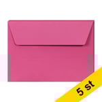 Kuvert 120g C6 | intensiv rosa | Clairefontaine 26576C | 5st