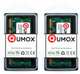 QUMOX 2x 2Go 2GB(4Go ) DDR2 667MHz PC2-5300 PC2-5400 DDR2 667 (200 PIN) SODIMM mémoire pour ordinateur portable