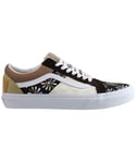 Vans Divine Energy Old Skool Patchwork Brown Womens Shoes Leather - Size UK 5