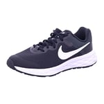 NIKE Revolution 6 NN (PSV) Tennis, Black/White-dk Smoke Grey, 11 UK