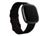 Fitbit Woven Band - Klokkestropp for smart armbåndsur - Liten størrelse - koksgrå - for Fitbit Sense, Versa 3