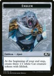 Emblem - Ajani, Adversary of Tyrants [Token]