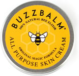 Buzzbalm Natural Dry Skin Moisturiser - Manuka Honey Cream Bee Propolis Beeswax