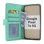 Zipper Standcase Wallet Google Pixel 7a 5G (Aqua)