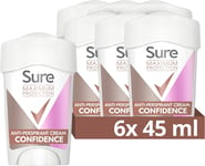 Sure Women Maximum Protection Confidence Anti-Perspirant Cream Stick 96H Protect