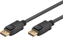 Goobay DisplayPort™-anslutningskabel 1.4 Displayport™ plugg > Displayport™ plugg, 8K @ 60Hz, 5 m