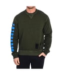 Dsquared2 Mens long-sleeved crew-neck sweatshirt S74GU0296-S25030 - Green - Size X-Large
