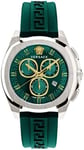 Versace VE7CA0223 Chrono Grøn/Gummi