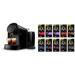 Philips Domestic Appliances L'OR Barista Capsule Coffee Machine with Milk Frother, Double Shot, 1 or 2 Cups, Full Coffee Menu, Black With L'OR Espresso Variety Pack Nespresso Compatible Coffee Pods