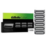 Gillette - GilletteLabs Rakblad - Green/Black - 6 st