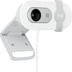 Logitech Brio 100 -web-kamera, valkoinen