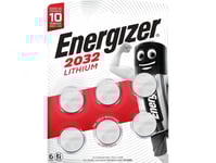 Energizer Cr2032 Lithiumbatteri Til Engangsbrug Til Specielle Formål 6 Stk.