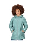 Regatta Girls Brynlee Long Insulated Water Repellent Coat - Blue - Size 3-4Y