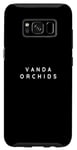 Coque pour Galaxy S8 Idée de police moderne Vanda Orchidée