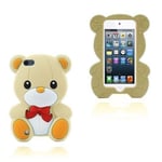 Apple Teddybjörn (gräddfärgad) Ipod Touch 5 Skal