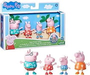 PEPPA PIG PEPPAS FAMILY HOLIDAY FIGURE OF PACK OF 4