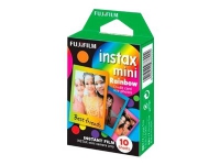 Fujifilm Instax Mini Rainbow - Färgfilm för snabbframkallning - ISO 800 - 10 exponeringar
