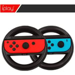 [2 Pièces] Volants Joy-Con pour Nintendo Switch KINGTOP Volant Manette de Course Roue Consoles Mario Kart, Noir