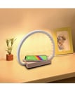 COLORLAM LED Desk Lamp with Wireless Charging & USB Port,Bedside Lamp with Touch