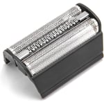Dubbel Rakblad Folie Kompatibel med Braun Contoure 370, 380, 390cc, 5735, 5736, 5738, 5739, 5873, 5874, 5875, 5877, 5895, 5897 - Typ 31b, Svart (FMY)