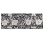 William Morris Pure Honeysuckle & Tulip Embroidery Inky Purple Hissgardin
