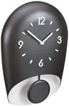 Guzzini - Home, Horloge Murale Bell avec Pendule - Noir, 22 x 8 x h 33 cm - 168604209