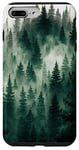 iPhone 7 Plus/8 Plus Green Forest Fog Pine Trees Nature Art Case