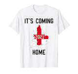 It's Coming Home England Flag Football Fan T-Shirt