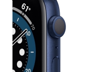 Apple Watch Series 6 (GPS) - 40 mm - blå aluminium - smart klocka med sportband - fluoroelastomer - djup marin - bandstorlek: S/M/L - 32 GB - Wi-Fi, Bluetooth - 30.5 g