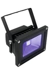 UVFloor - Projecteur Led UV 10W - Ultraviolet 385 nm 400 nm - IP65 Étanche Lumière Noire UV Extérieur Intérieur – avec Prise 220V - pour Soirée Fluo, Néon, Bar, Fête