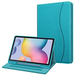 FINTIE Case for Samsung Galaxy Tab S6 Lite 10.4 Inch Tablet 2020 Release Model SM-P610 (Wi-Fi) SM-P615 (LTE) - Multi-Angle Viewing Folio Stand Cover with Pocket, Auto Wake/Sleep (Legacy Teal)