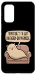 Coque pour Galaxy S20 Funny Animal I'm Not Lazy I'Am Just On Energy Saving Mode