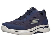 Skechers Gowalk Arch Fit Wide Mens Trainers Navy 10 UK