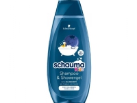 Schauma SCHAUMA_Kids Shampoo and Showergel shampoo for all hair types and baby shower gel Blueberry 400ml