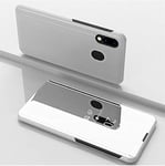Hülle® Plating Flip Mirror Case for Samsung Galaxy A20e (Silver)