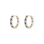 Snö Of Sweden Ellie Stone Ring Earring Gold/Mix Blue