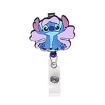 Lilo & Stitch Disney Blue & Purple Badge Reel VL700368L