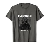I Survived My Toxic Ex - Triumph in Hazmat Style T-Shirt