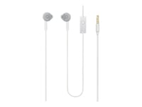 Samsung EHS61ASFWE - Écouteurs avec micro - embout auriculaire - filaire - jack 3,5mm - blanc - pour Galaxy Fame, Mega, Note 10, Rugby, S4, Tab 10, Tab 2, Tab 7.7, Tab 8.9, Xcover, Young