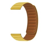 Amazfit Balance Armband i silikon med magnetstängning, gul