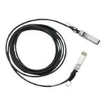 Cisco SFP+ Copper Twinax Cable - Câble à attache directe - SFP+ pour SFP+ - 1.5 m - twinaxial - noir - pour 250 Series; Catalyst 2960, 2960G, 2960S, ESS9300; Nexus 93180, 9336, 9372; UCS 6140, C4200