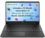 HP Laptop 15.6" Intel N200 4GB 128GB SSD + Microsoft 365 Personal 1 Year