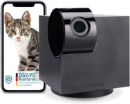 PetTec Cam Snoop Cube, App Driven Pet Smart Camera with Noise Detection, Full HD